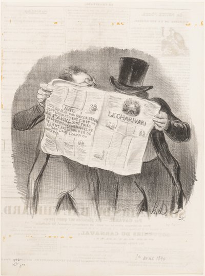 Advice to Subscribers by Honoré Daumier